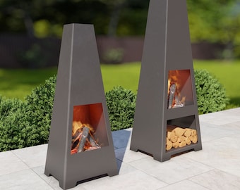 Pyramid V3 2 Sizes. Digital product, files DXF, SVG for CNC, Plasma, Laser. Garden Fireplace. Outdoor Fire Pit, Pyramid Patio Heater. Diy