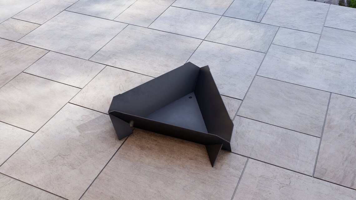 Fire Pit With Grill Triangle 3 Size. Digital Product Files DXF, SVG for ...