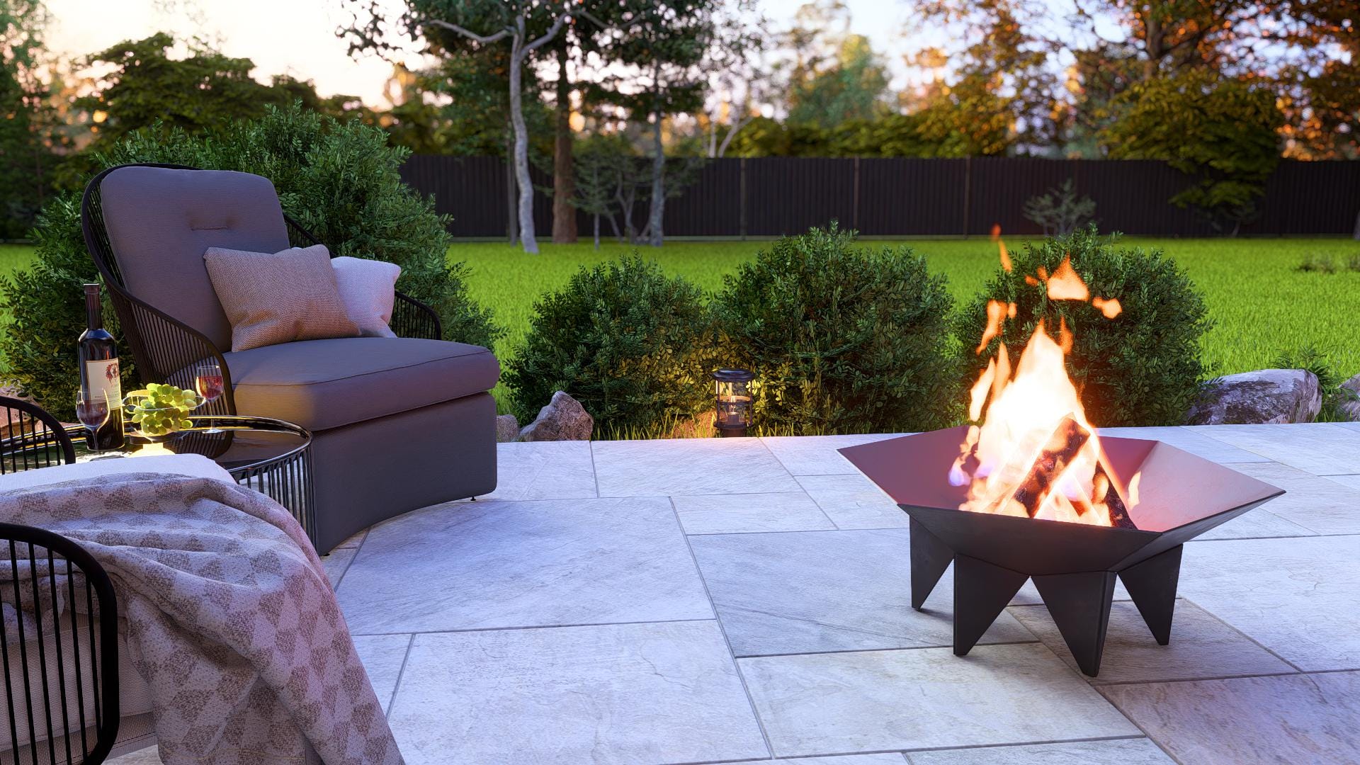 Triangular Fire Place Hexagon Fire Pit With Triangular Legs V2. Digital Product, Files DXF ...