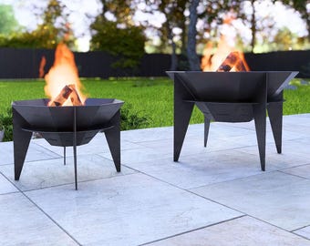 Fogata Sky Octagon de 2 tamaños. Producto digital, archivos DXF y SVG para CNC, plasma y láser. Fogata para exteriores y patios. Fogata casera.