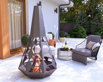 Sahara Garden Fireplace. Digital Product, Files DXF, SVG for CNC