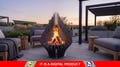 Fire Pit Drop. Digital product, files DXF, SVG for CNC, Plasma, Laser. Garden Fireplace, Outdoor Fire Pit, Backyard Firepit. Diy Firepit.