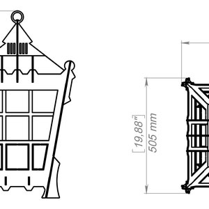 Picture - 10. Flashlight foldable fire pit for camping or backyard. The DXF and SVG files is ready for CNC, Plasma, Laser, Waterjet cutting. Portable Garden Fire pit, Outdoor Fire Pit. Metal Art Decoration. DIY Metalworking Fire Pit Project Plans.