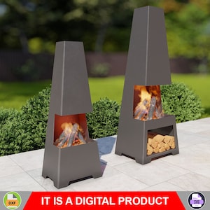 Pyramid V2 2 Sizes. Digital product, files DXF, SVG for CNC, Plasma, Laser. Pyramid Patio Heater. Outdoor Fire Pit. Garden Fireplace. Diy