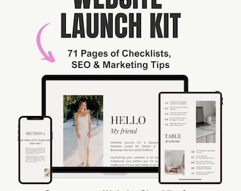 Kit de lançamento de site Squarespace: guia de SEO e marketing (download em PDF)