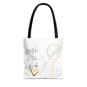 Bolso de mano de la madre de la novia, bolso de lona de la mamá de la novia, regalo del día de la boda de la mamá de la novia, idea de regalo de la fiesta nupcial, regalos familiares de la cena de ensayo imagen 5