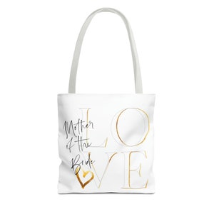 Bolso de mano de la madre de la novia, bolso de lona de la mamá de la novia, regalo del día de la boda de la mamá de la novia, idea de regalo de la fiesta nupcial, regalos familiares de la cena de ensayo imagen 6