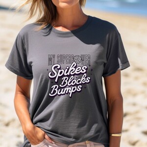 Volleyball tShirt Gift, Comfort Colors beach ball doodle Unisex t shirt, retro font spike bump block sports player clothing for men women