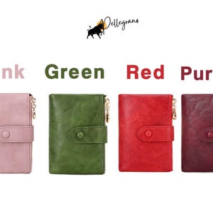 Trendy faux leather wallet with a modern twist. 3-fold buckle design and coin purse make it ideal for daily elegance.
#FauxLeatherLove #EtsyFind #GiftForLadies #CompactWallet #StyleGift #GiftsForHer