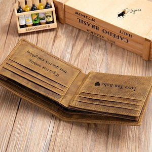 Personalisierte Marmor strukturierte Leder Geldbörse | RFID-sicheres, weiches 100% echtes Leder | Handgefertigtes Geschenk für Sie oder Ihn, zum Geburtstag, Jubiläum