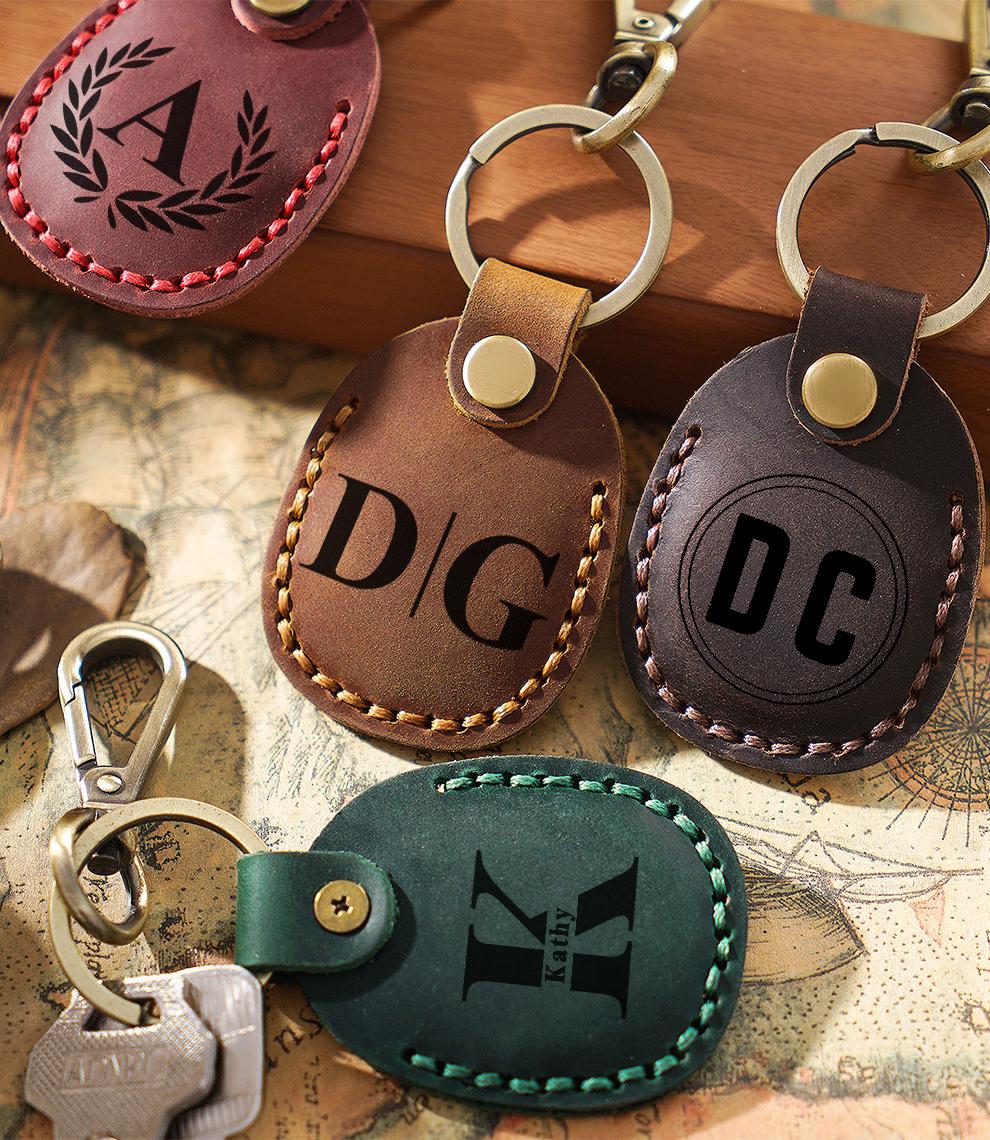 XFSRG AirTag Hülle - Niedlicher Obst Schlüsselanhänger Aus PU Leder