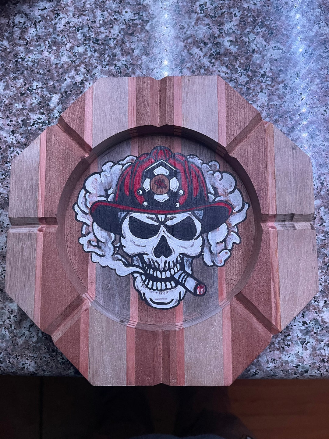 Custom Cigar Ashtray Etsy