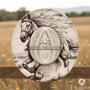 Running Horse Hat Burning Design, Western Engraving, Dynamic Horse Art For Hat Brim, Digital Download File PNG PDF