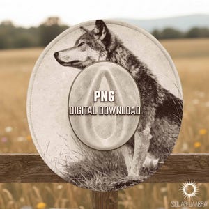Wolf Hat Design, Lone Wolf Brim PNG-sjabloon, Hat Burning Stencils, Fedora-gravurebestand met brede rand, Brandpatroon Digitale Laser Hat