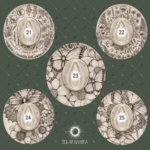 50 bloemenbundel met brandende ontwerpen, hoed met brede rand lasergravure sjabloon, digitale download, png-/pdf-bestand afbeelding 8