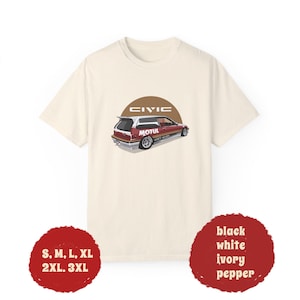 Honda Civic Shirt | JDM T-Shirt for Car Enthusiasts | Vintage EF9 Racing Tee | Streetwear Gift for JDM Fans
