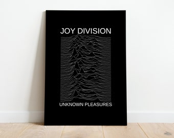 Joy Division Unknown Pleasures Album Wall Art, Music Printable Wall Decor, Music Lover Gift, Ian Curtis, Post-Punk 1970s, She's Lost Control