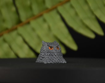 Owl artisan keycap #78