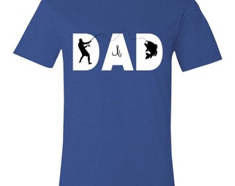 Fishing Dad Graphic Tee - Premium Short Sleeve