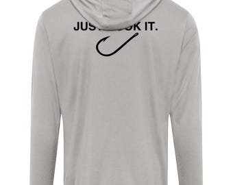 Just Hook It UPF 50+ Men's Performance Hooded Antimicrobial Shirt