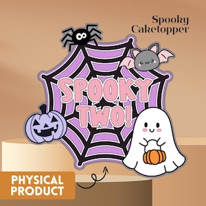 Topper per torta spettrale | Topper fantasma carino | Boo Topper per feste di Halloween | Decorazione per torta spettrale