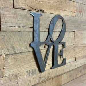 Metal Love Sign, Love Decor, Love Sign, New York City Love Sculpture