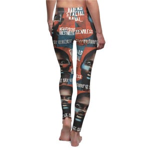 Bold Inspirational Women&#39;s Casual Leggings, Motivational Workout Pants, Trendy Athleisure, Unique Gift, Comfortable Yoga Leggings
