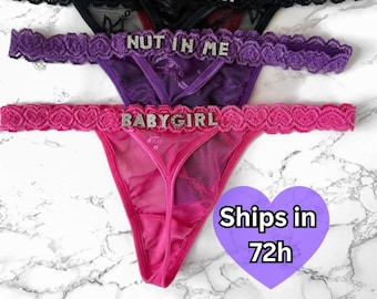 Name Thong, Personalised Name Thong, Custom Name Thong