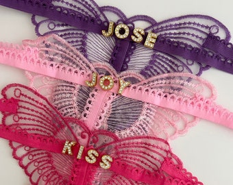 Gold Open Access, Name Thong, Personalised Name Thong, Custom Name Thong