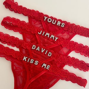 Tanga con nombre, Tanga con nombre personalizado, Tanga con nombre personalizado