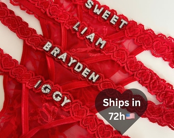 Name Thong, Personalised Name Thong, Custom Name Thong