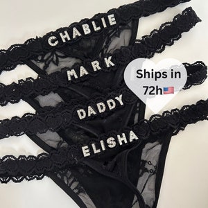 Nome Thong, Nome personalizado Thong, Nome personalizado Thong
