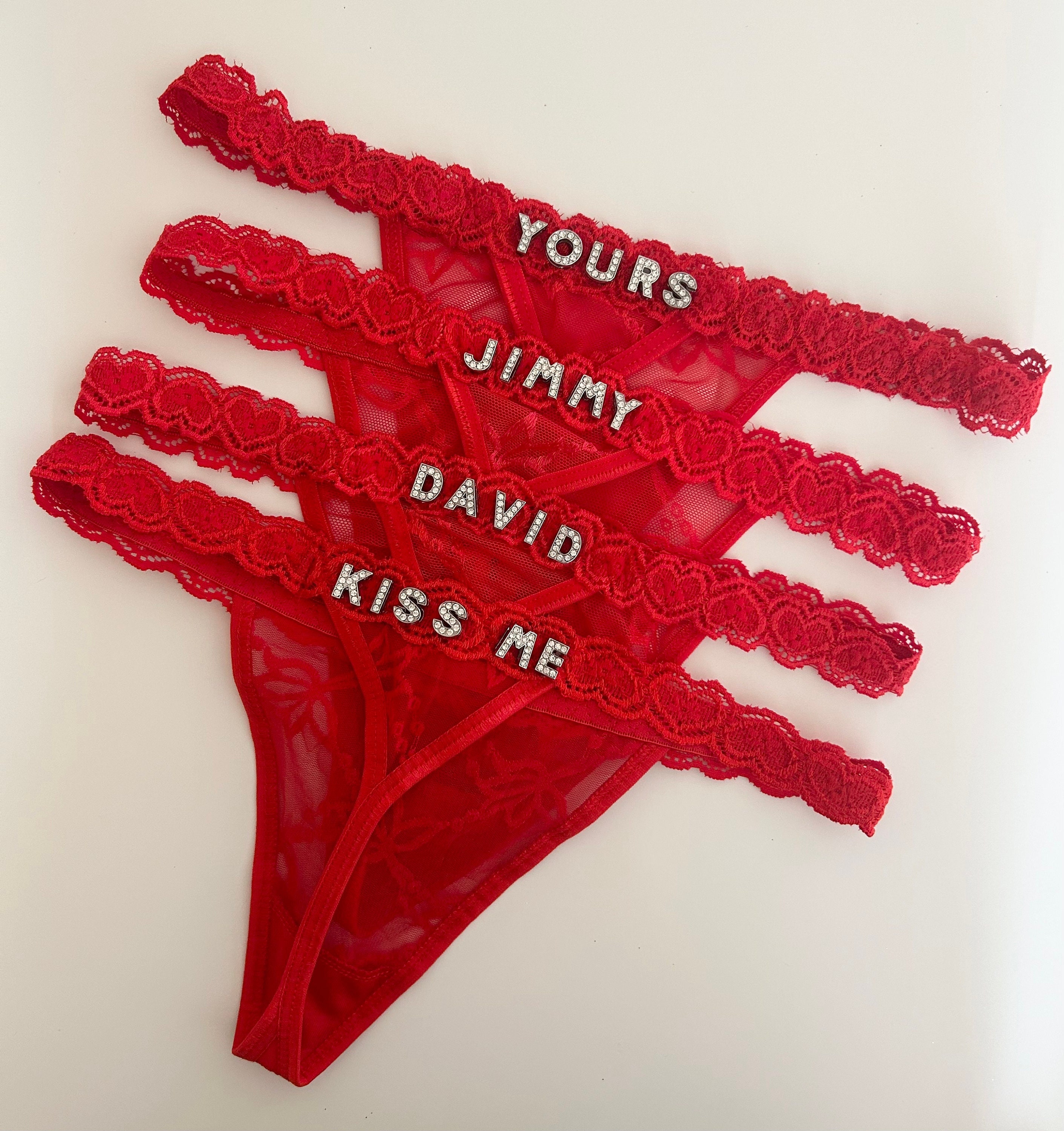 Name Thong, Personalised Name Thong, Custom Name Thong