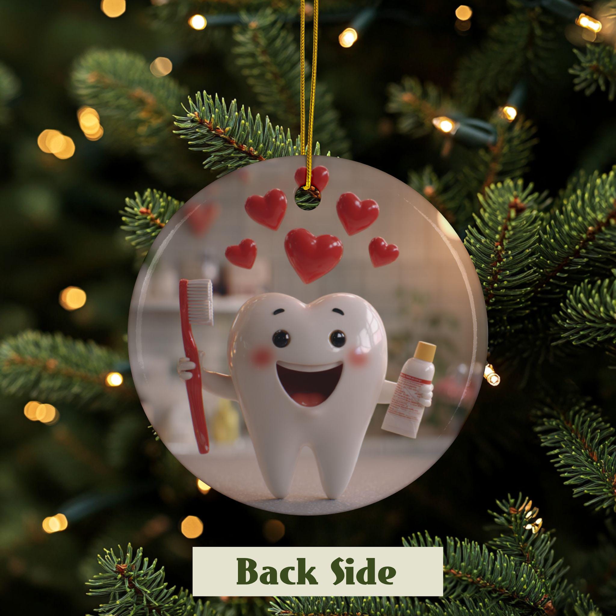 歯科用オーナメント、歯のオーナメント、歯科医のオーナメント、歯科医