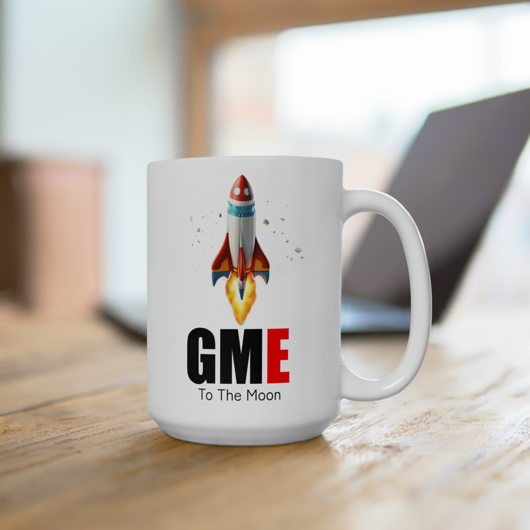 GME Mug, GME, Stock Market, GME to the Moon, Gamestop Stock, Gamestop Mug,  to the Moon, Gme Stonk, Gamestop Investor, Reddit, 15oz Mug - Etsy