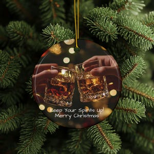 Bourbon Ornaments , Bourbon Gift, Whiskey Christmas, Liquor Ornament, Bourbon Lover, Gift Ideas For Dad, Gift For Husband, Christmas Gift