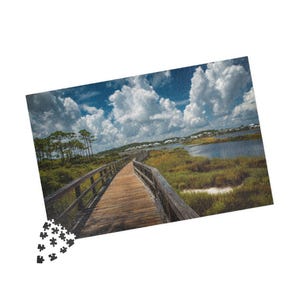 30A Puzzle, 30A Florida, Rosemary Beach, Alys Beach, Seaside Florida, Highway 30A, Florida Art, Beach Art, Emerald Coast, Boardwalk, 1014 PC