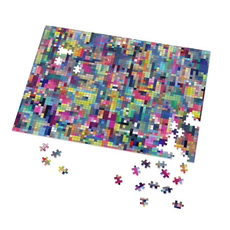 impossible puzzle with pieces missing