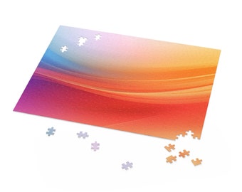Gradient Puzzle, Jigsaw Puzzle, Puzzle For Adults, Difficult Puzzle, Rainbow Puzzle, Gradient Jigsaw, 500 Piece Puzzle, Puzzle Gift, Jigsaw