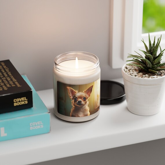 PRSTENLY Cadeau Femme, Bougie Parfumée Cadeau Chat & Chien Femme