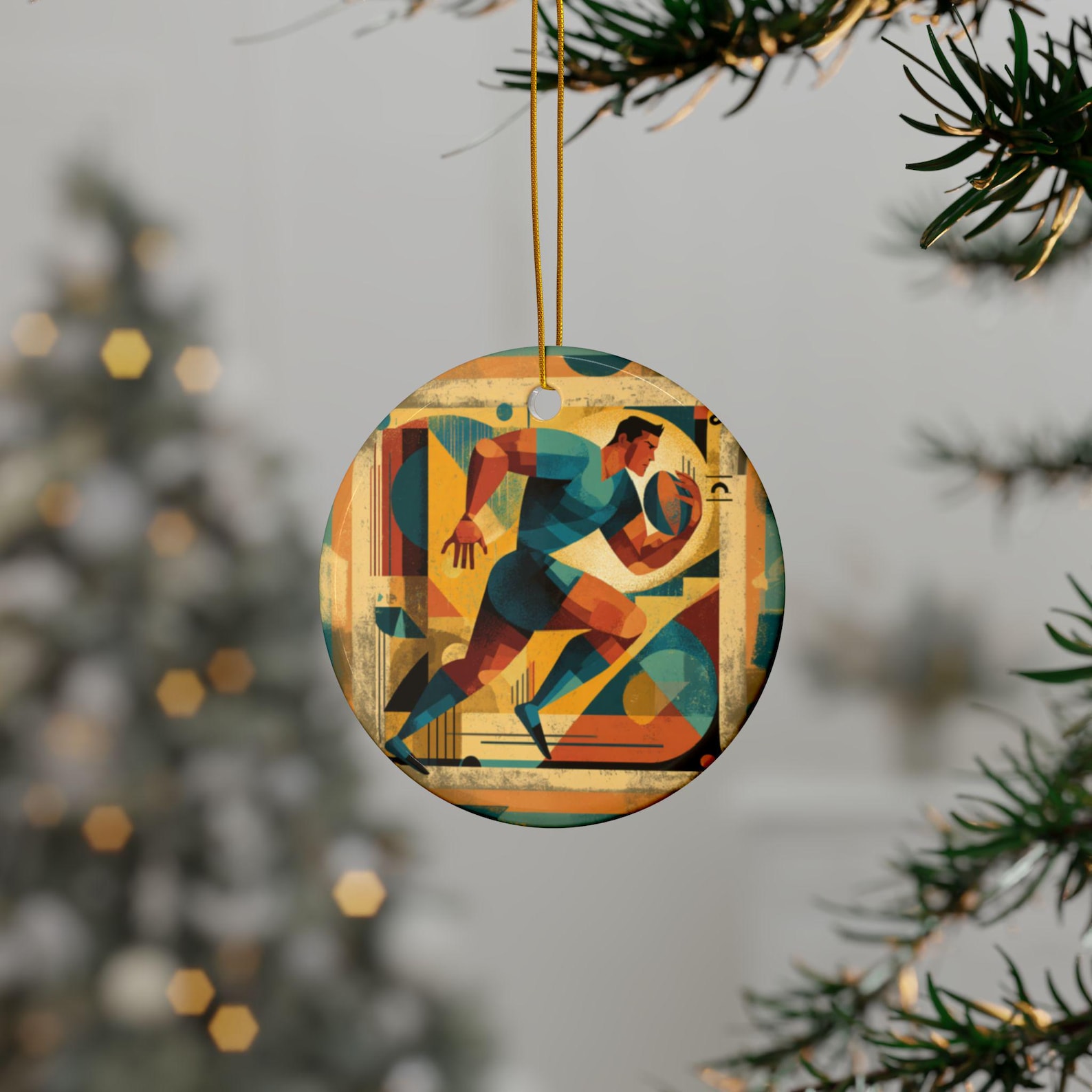 Rugby Ornament, Rugby Gifts, Rugby Team Ornament, Sports Ornament ...