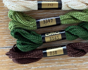 Vintage DMC Pearl Cotton Embroidery Thread - French Made