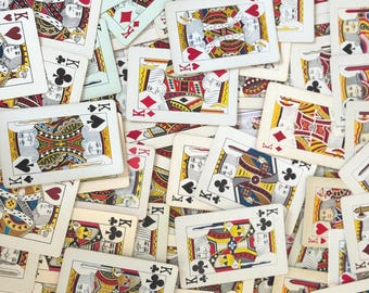 6 X King of Hearts Playing Cards | Assorted L Vintage | Single