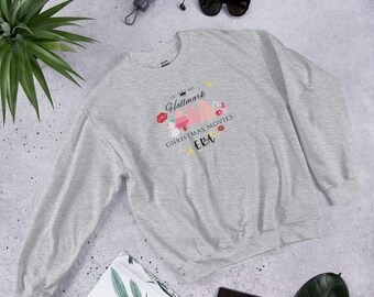 Women&#39;s Christmas Sweatshirt, Hallmark Christmas Movie Era