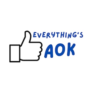 Tudo está OK com um Thumbs Up! PNG para uso digital