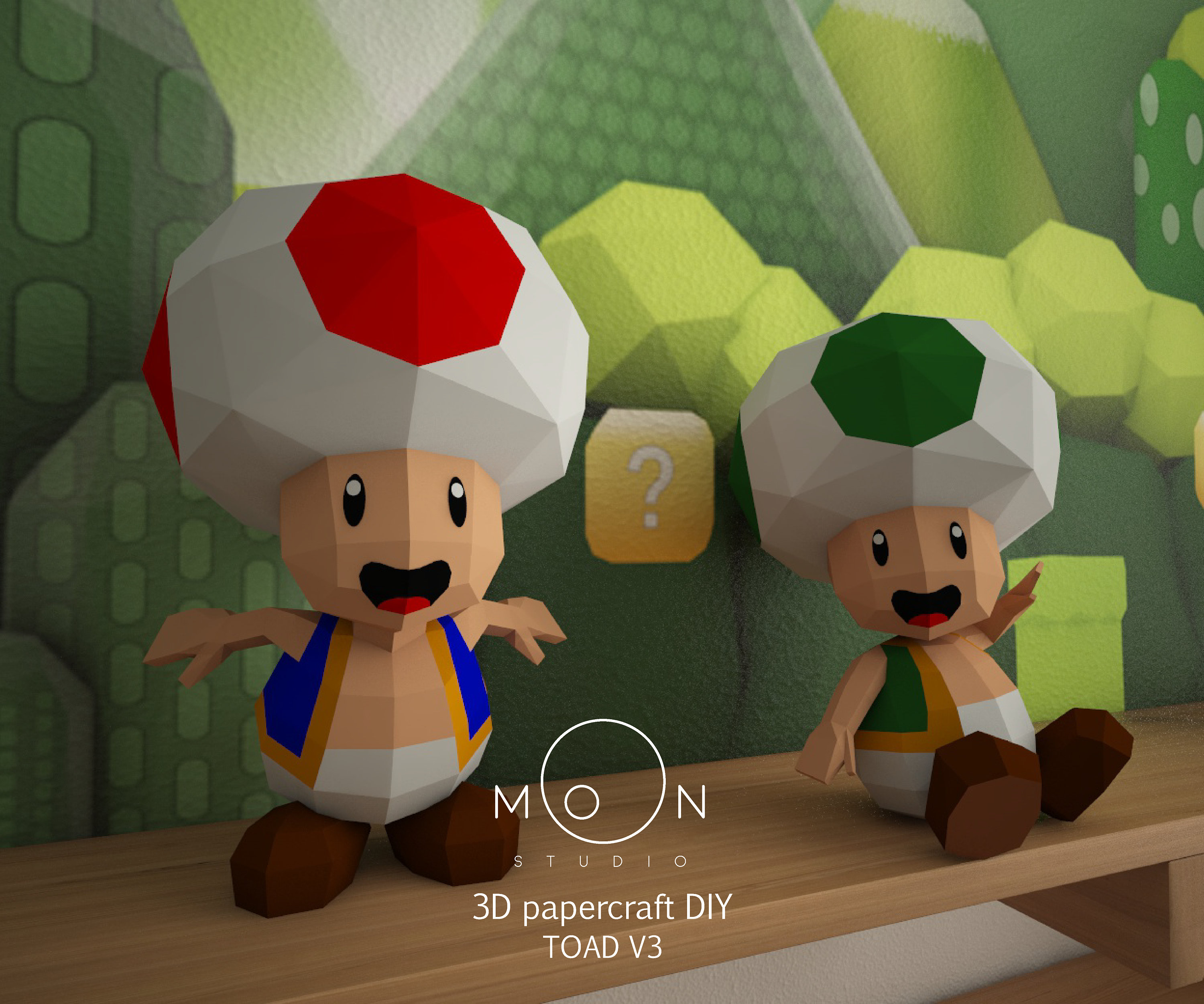 Toad V3, Papercraft PDF, Dxf, Cameo, SVG Cricut Maker Template, DIY ...