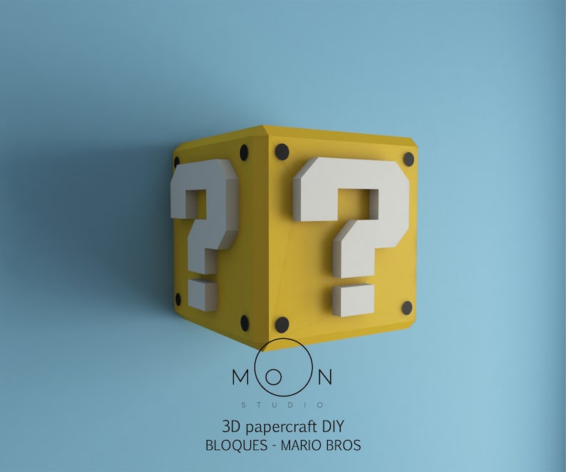 Blocks, DIY, Papercraft, PDF, Svg, Dxf, Low Poly, 3D Model, Craft ...