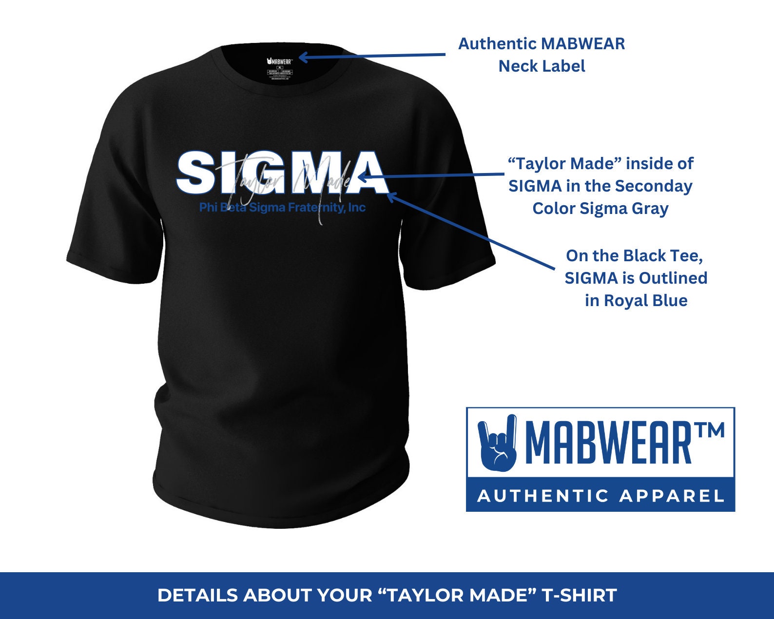 Mens Phi Beta Sigma Blu Phi Men's T-Shirt Mens Phi Beta Sigma Blu Phi Men's T-Shirt