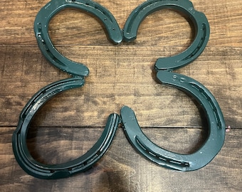 Horse shoe 4 leaf clover