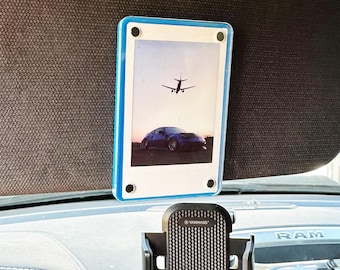 Personalized Photo Car Visor Clip: Polaroid Picture Frame